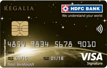 HDFC REGALIA Credit Card Product from Bankbriz