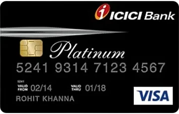 ICICI PLATINUM Credit Card Product from Bankbriz